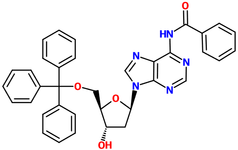 (image for) MC080649 5'-O-Trt-N6-Bz-dA